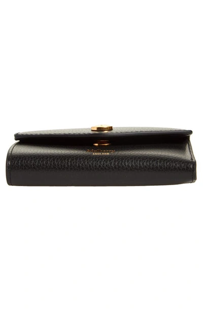 Shop Mulberry Bifold Leather Card Case In Black