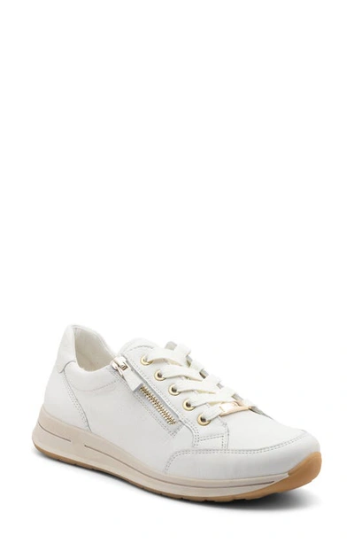 Shop Ara Oleanna Sneaker In Cream Leather