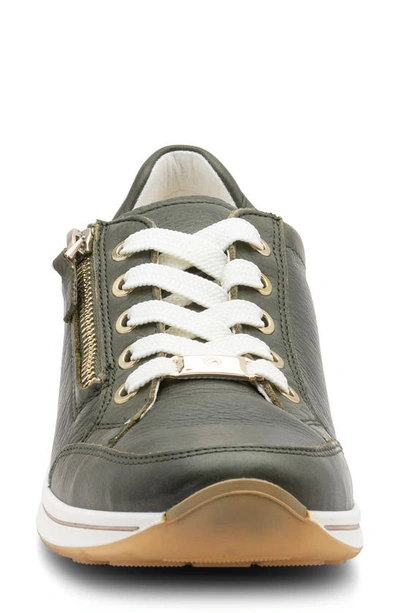 Shop Ara Oleanna Sneaker In Thyme Leather