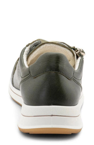 Shop Ara Oleanna Sneaker In Thyme Leather