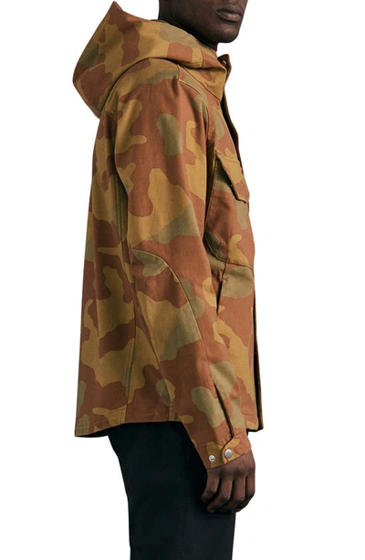 Rag & Bone Military Tactic Camo Print Stretch Cotton Jacket In Camo