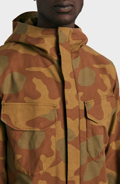 Rag & Bone Military Tactic Camo Print Stretch Cotton Jacket In Camo