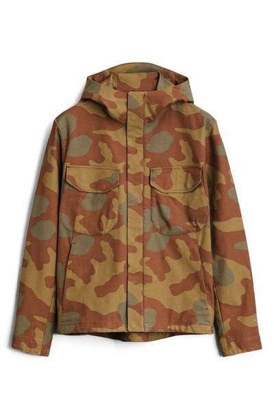 Rag & Bone Military Tactic Camo Print Stretch Cotton Jacket In Camo