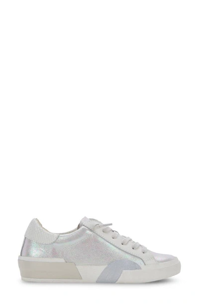 Shop Dolce Vita Zina Sneaker In Opal Metallic Leather