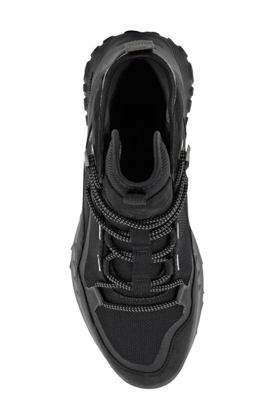 Shop Ecco Ult-trn Waterproof Boot In Black/ Black/ Black