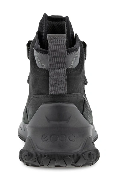 Shop Ecco Ult-trn Waterproof Boot In Black/ Black/ Black