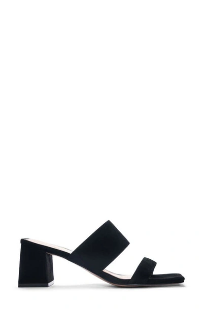 42 Gold Lizbett Slide Sandal In Black