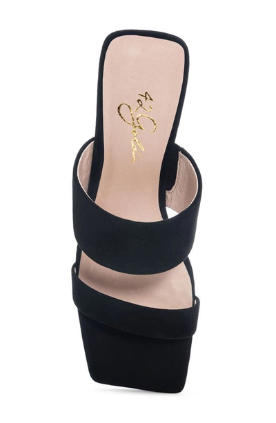 Shop 42 Gold Lizbett Slide Sandal In Black