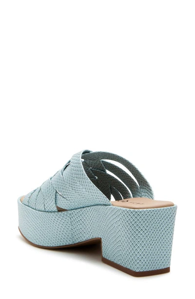 Katy Perry The Busy Bee Crisscross Platform Sandal In Tranquil Blue