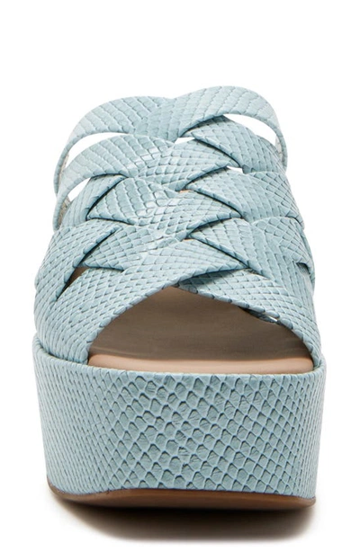 Katy Perry The Busy Bee Crisscross Platform Sandal In Tranquil Blue