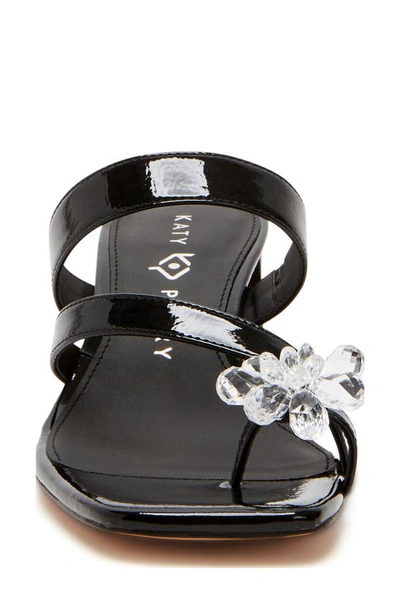 Shop Katy Perry The Tooliped Flower Sandal In Black