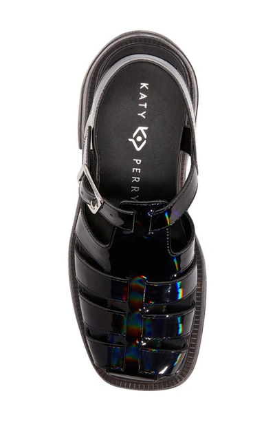 Shop Katy Perry The Geli Combat Fisherman Platform Sandal In Black