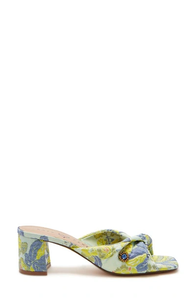 Shop Katy Perry The Tooliped Twisted Sandal In Green Fig Multi