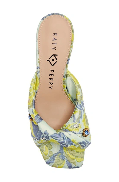 Katy Perry The Tooliped Twisted Sandal In Green Fig Multi