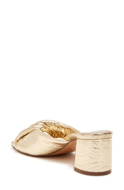 Katy Perry The Tooliped Twisted Sandal In Gold