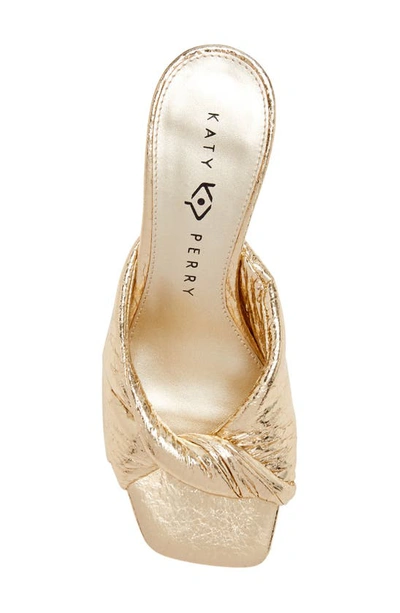 Katy Perry The Tooliped Twisted Sandal In Gold