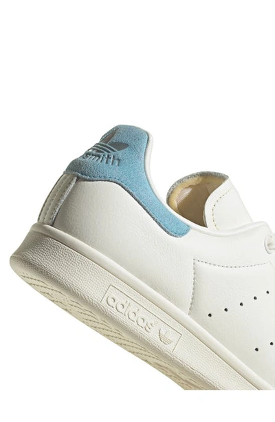 Shop Adidas Originals Stan Smith Sneaker In White/ Off White/ Blue