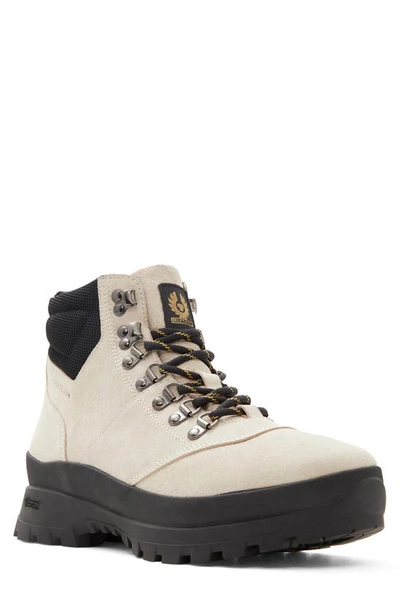 Shop Belstaff Scramble Waterproof Hiking Boot In Bone