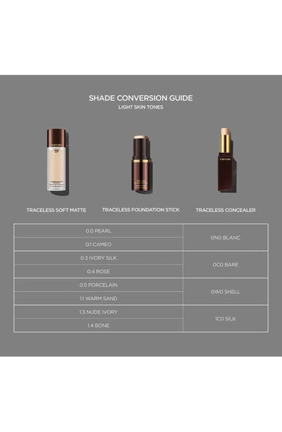 Shop Tom Ford Traceless Soft Matte Concealer In 1c0 Silk