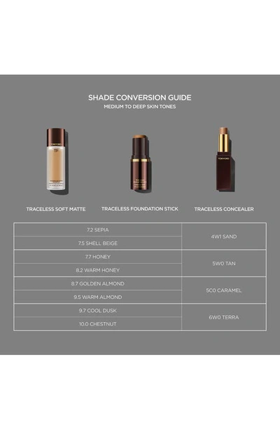 Shop Tom Ford Traceless Soft Matte Concealer In 6w0 Terra