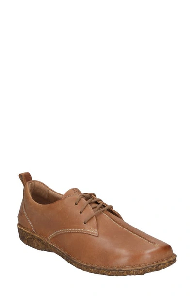 Shop Josef Seibel Rosalie 50 Leather Sneaker In Cognac