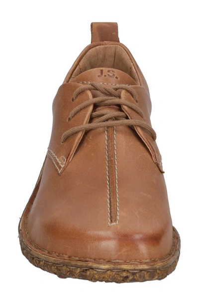 Shop Josef Seibel Rosalie 50 Leather Sneaker In Cognac