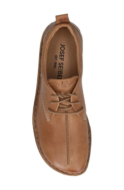 Shop Josef Seibel Rosalie 50 Leather Sneaker In Cognac