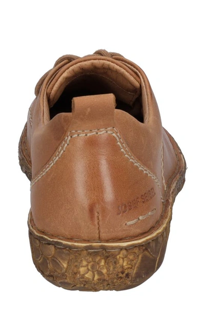 Josef Seibel Rosalie 50 Leather Sneaker In Cognac