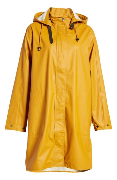 Shop Ilse Jacobsen Hooded Raincoat In Dijon