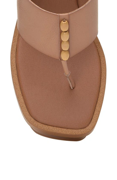 Shop Lucky Brand Mandelina Platform Sandal In Tan