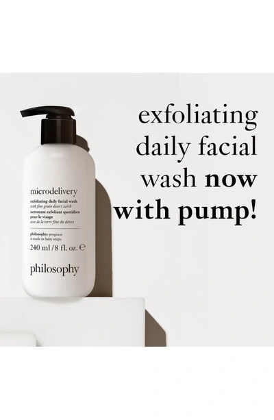 Shop Philosophy Microdelivery Exfoliating Daily Facial Wash, 3 oz