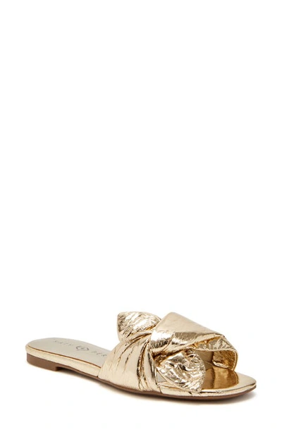 Shop Katy Perry The Halie Bow Sandal In Gold