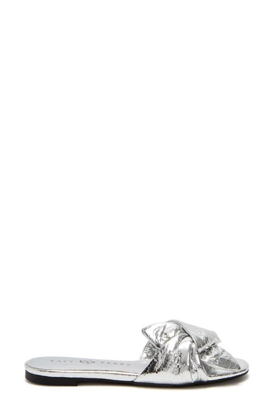 Katy Perry The Halie Bow Sandal In Silver