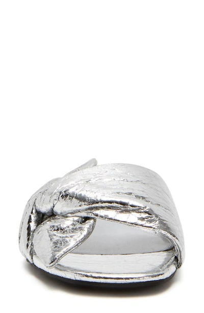 Katy Perry The Halie Bow Sandal In Silver