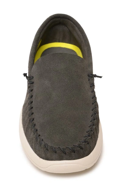 Shop Minnetonka Discover Classic Water Resistant Loafer In Charcoal