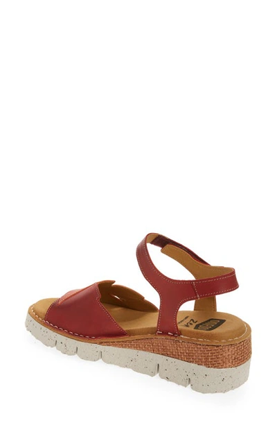 On Foot Catalina Sandal In Oxido Rust Combo