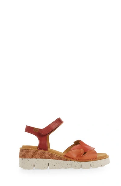 On Foot Catalina Sandal In Oxido Rust Combo