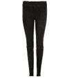 THE ROW Moto suede leggings