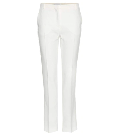 Shop Altuzarra Emile Straight-leg Trousers In White