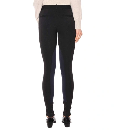 Shop Victoria Beckham Skinny Trousers In Black