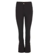 GIVENCHY EMBELLISHED FLARED CRÊPE TROUSERS,P00173205