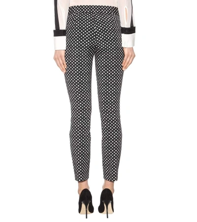 Shop Diane Von Furstenberg Genesis Cotton-blend Trousers