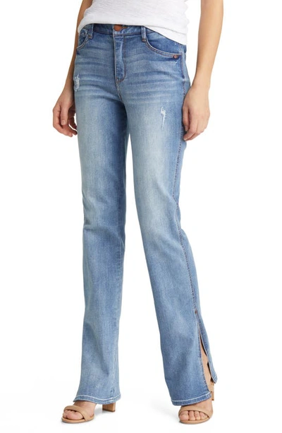 Wit & Wisdom 'ab'solution High Waist Flare Jeans In Light Blue Vintage |  ModeSens