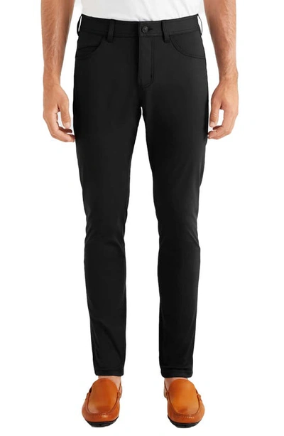 Shop Rhone Slim Fit Five Pocket Pants In Black
