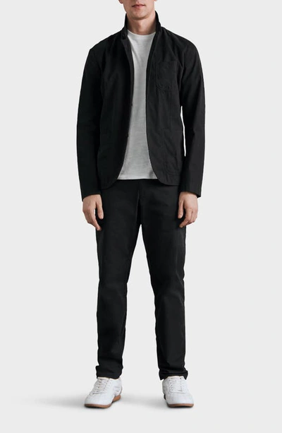 Rag & Bone Prospect Peached Cotton Jacket In Black