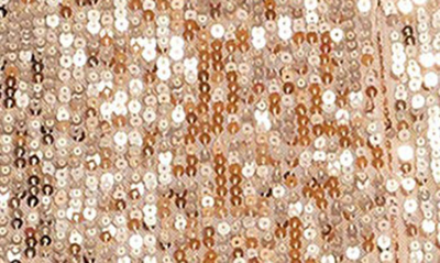 Dress The Population Iris Sequin Gown In Gold Multi