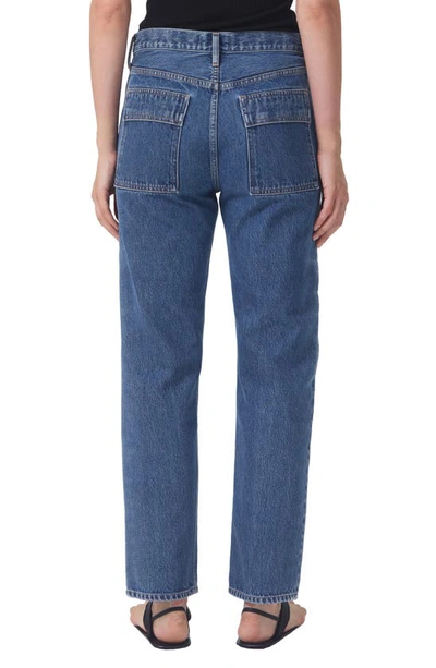 Shop Agolde Cooper Relaxed Cargo Organic Cotton Jeans In Regulation