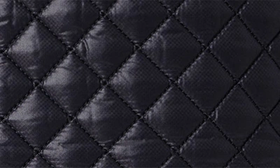 Shop Mz Wallace Large Metro Quatro Quilted Nylon Tote In Black