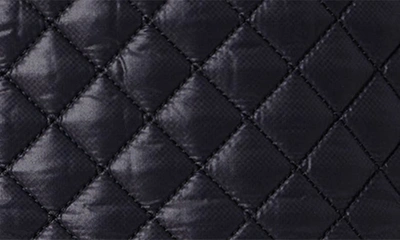 Mz Wallace Large Metro Quatro Quilted Nylon Tote In Black