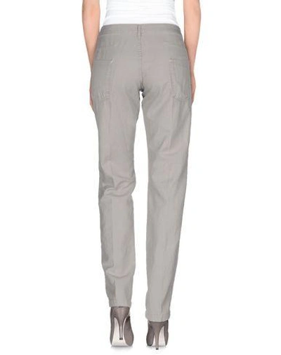 Shop Massimo Alba Casual Pants In Light Grey